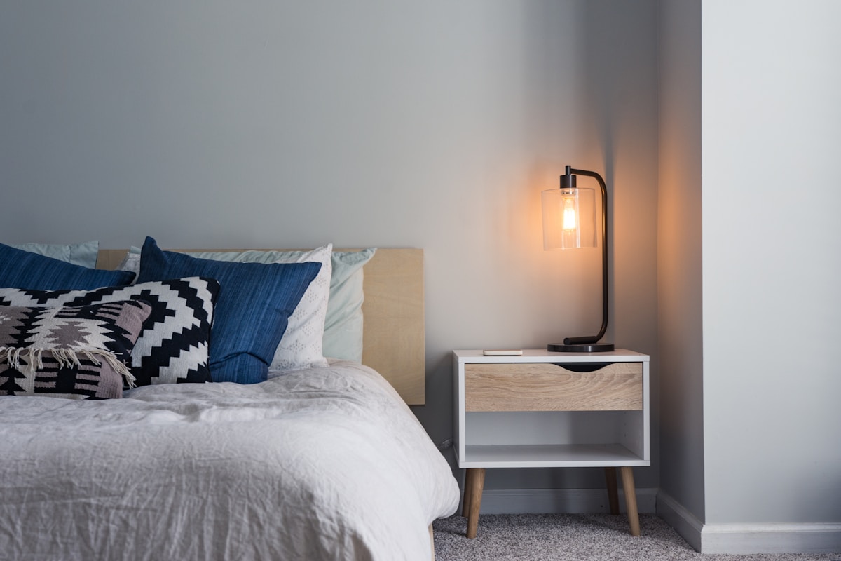 Cozy bedroom after intimacy representing post-sex feelings, connection, and afterglow